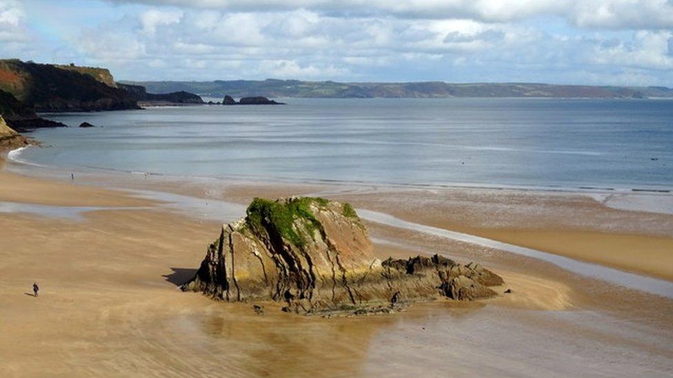 Tenby beach