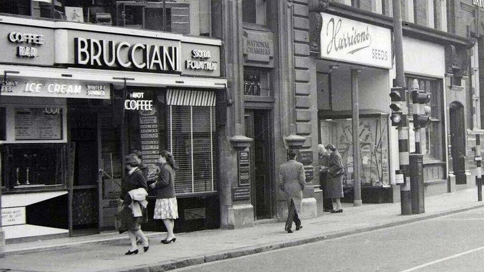 Shop front of Brucciani's