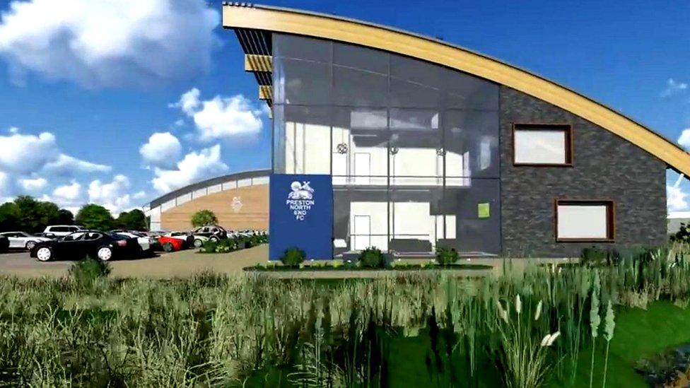 Artist's impression of Preston North End training ground