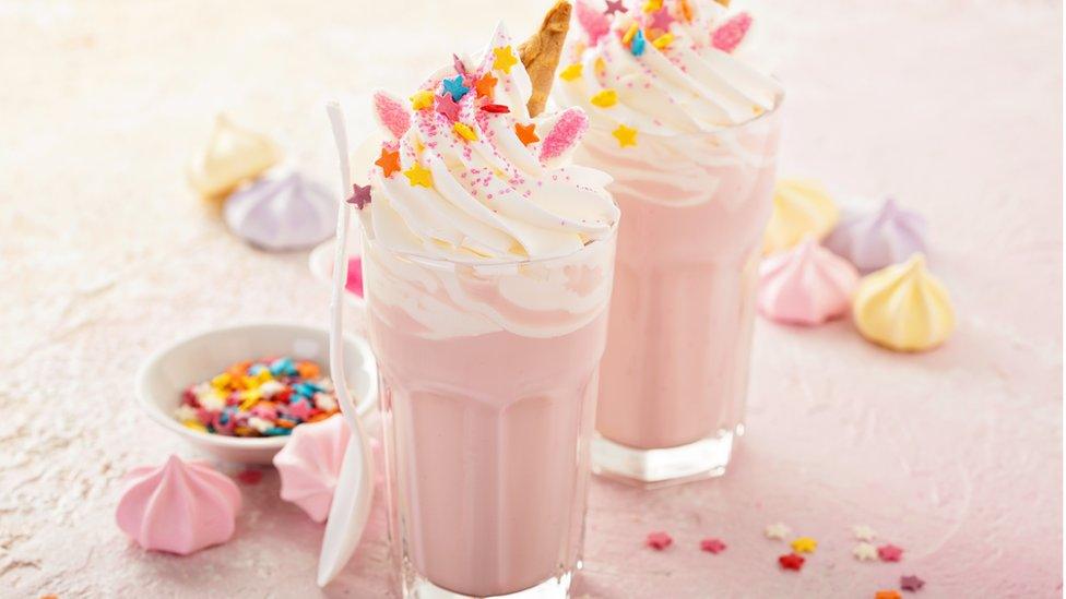 Pink freakshakes