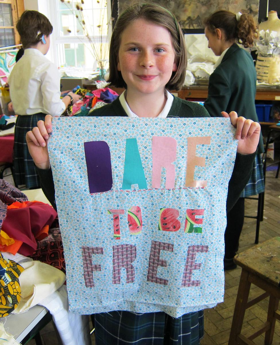 Jasmine aged 11 from Bruton School, Somerset