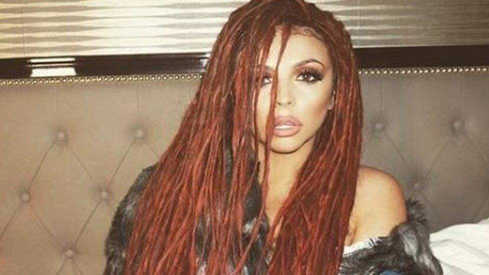 Jesy Nelson with dreads