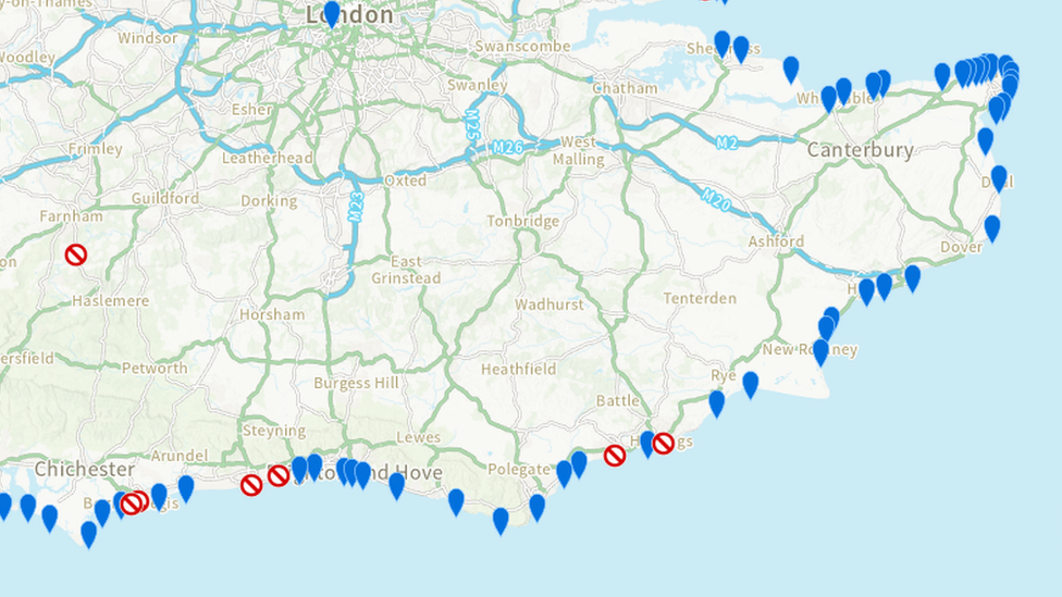 Environment Agency pollution map