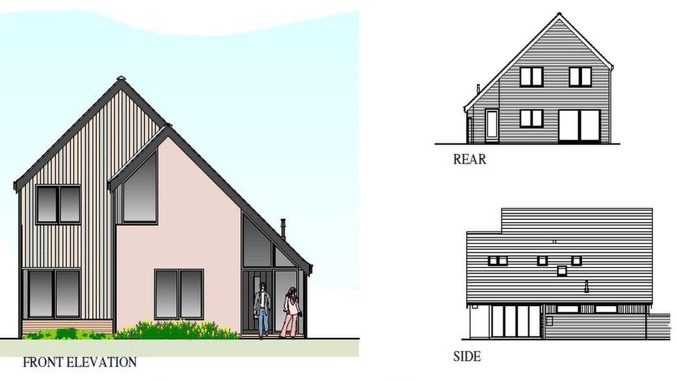 One of the house designs