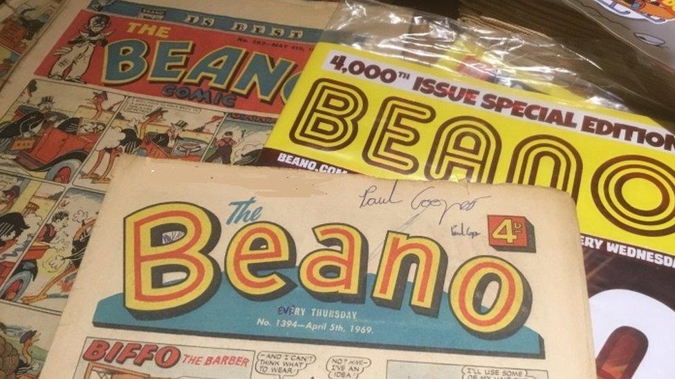 The Beano comics through the years