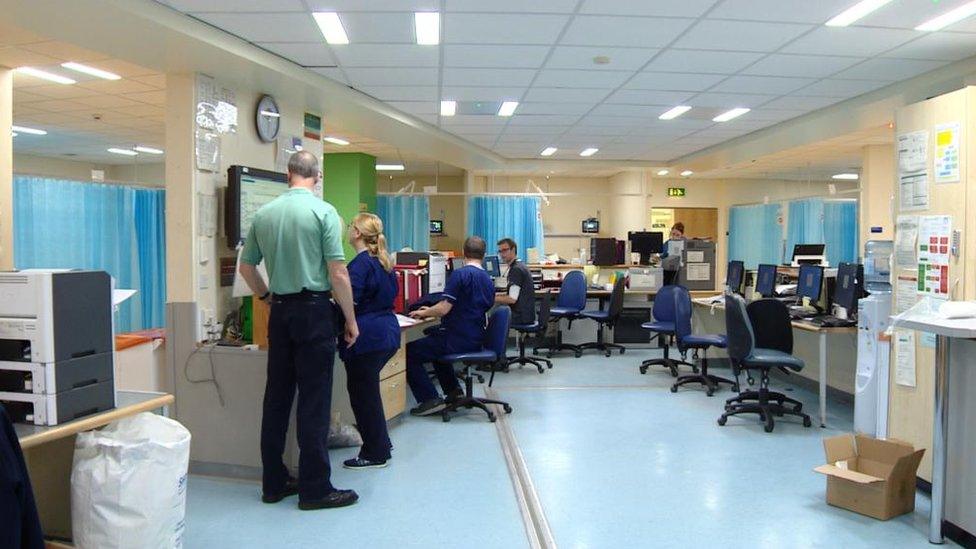 Inside Glasgow Royal Infirmary