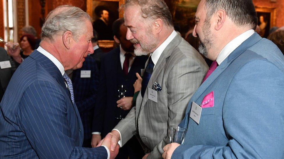 Prince Charles, Owen Teale and Wynne Evans