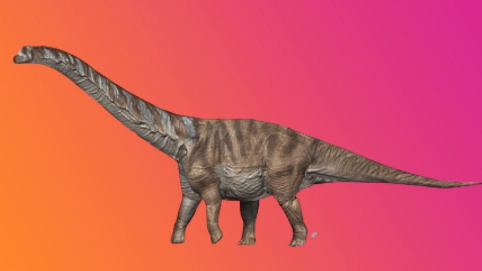 Artists impression of titanosaur