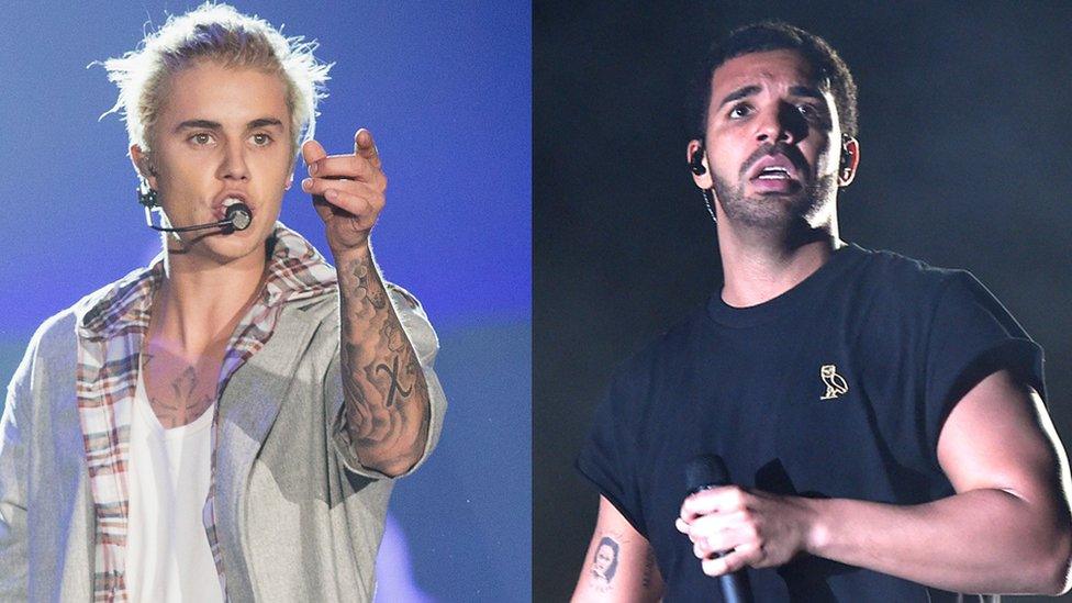 Justin Bieber and Drake