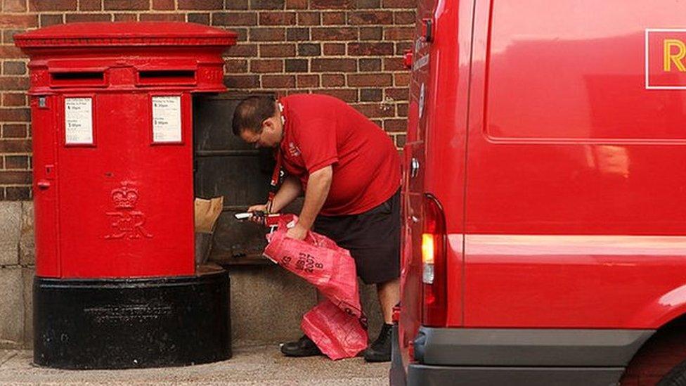 Royal Mail worker