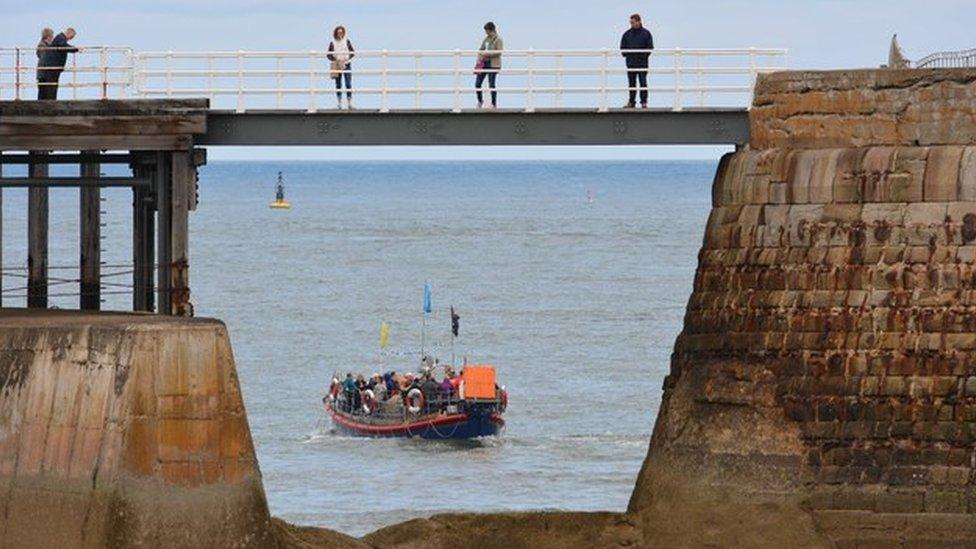 West pier in Whitby