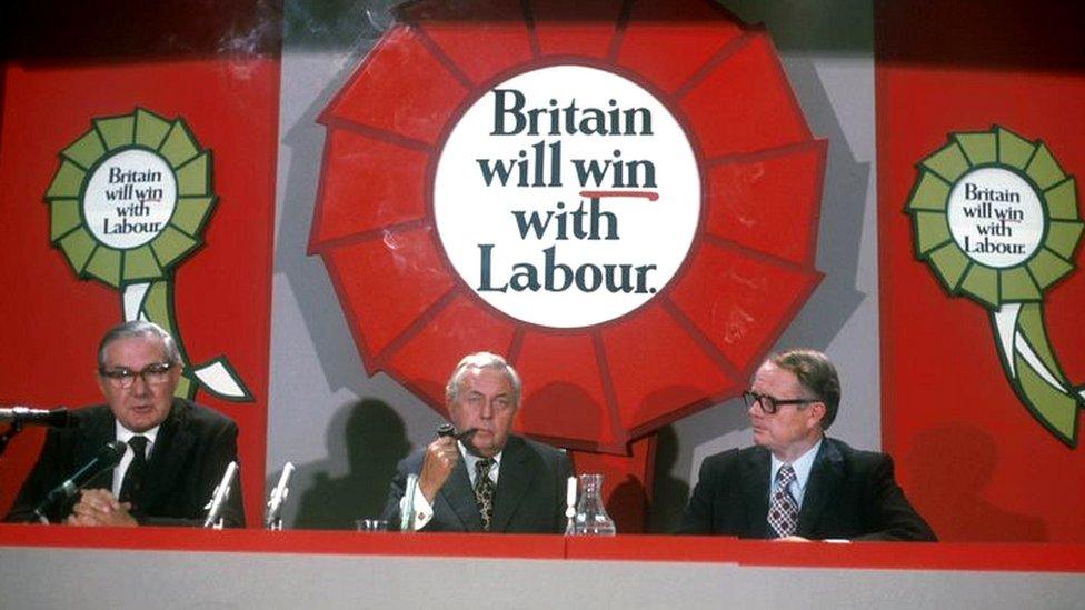 James Callaghan and Harold Wilson