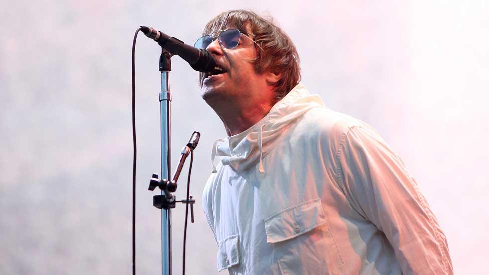 Liam Gallagher at Knebworth