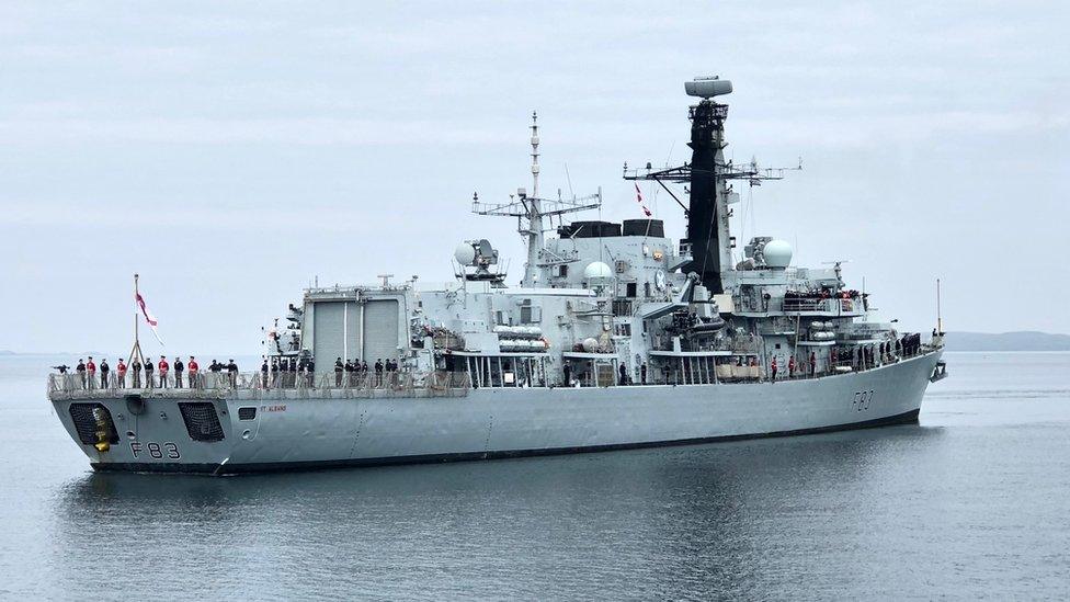 HMS St Albans - Holyhead