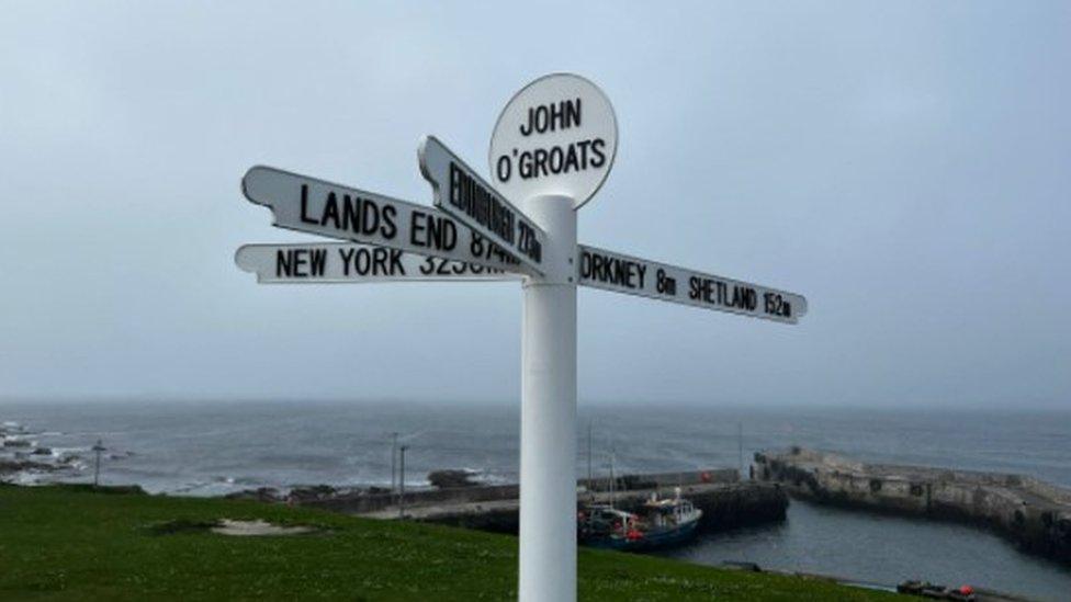 John O'Groats signpost