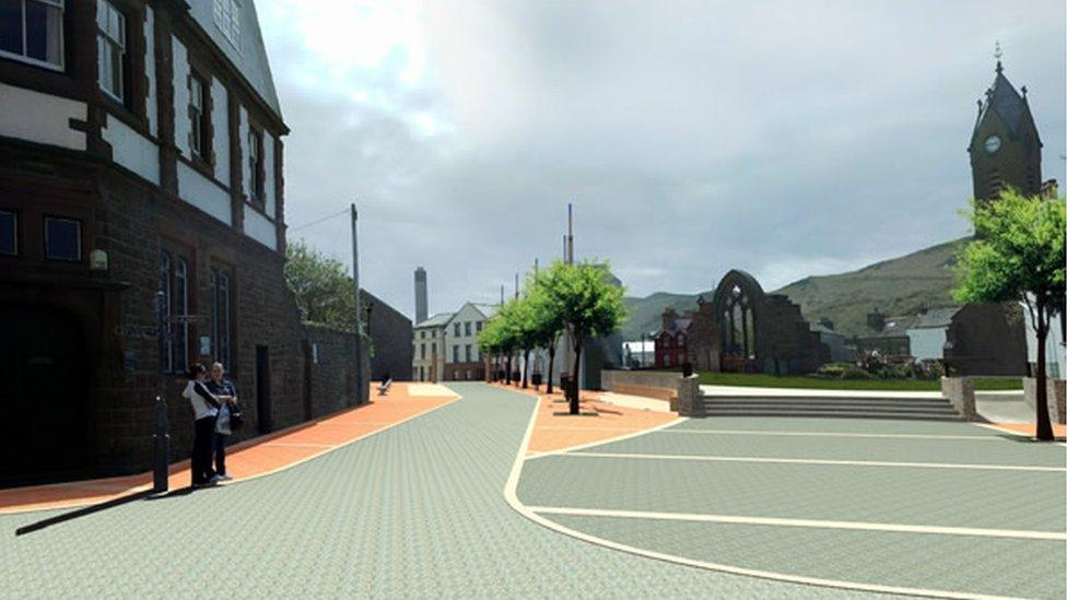 Artist impression for Peel Regeneration