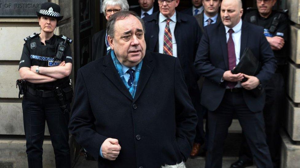 alex salmond outside high court