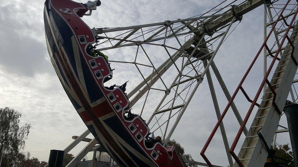 The pirate ship at Wicksteed Park in Kettering.