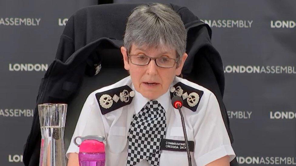 Metropolitan Police Commissioner Dame Cressida Dick