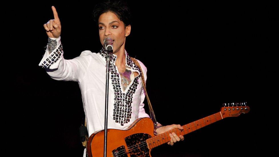 Prince at the Coachella Valley Music And Arts Festival in 2008