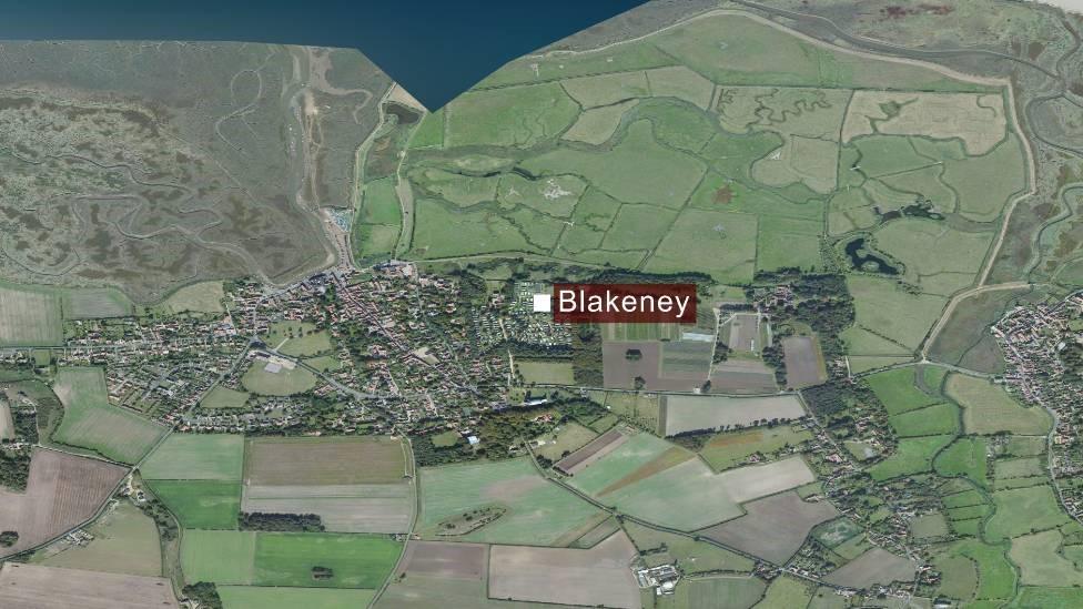 A map of Blakeney