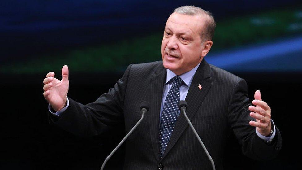 Turkey's President Recep Tayyip Erdogan