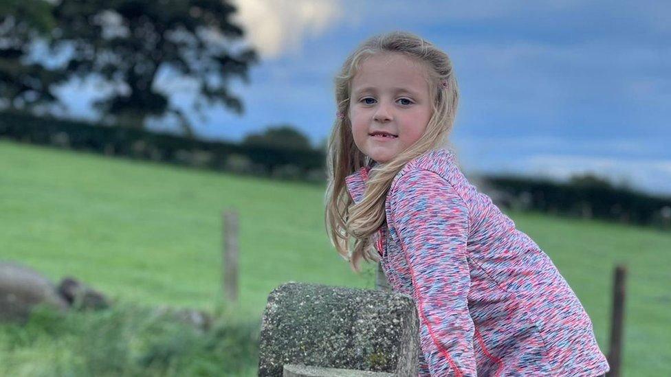 Five-year-old Maggie Black from Glenarm died in December after she had been feeling unwell for several days