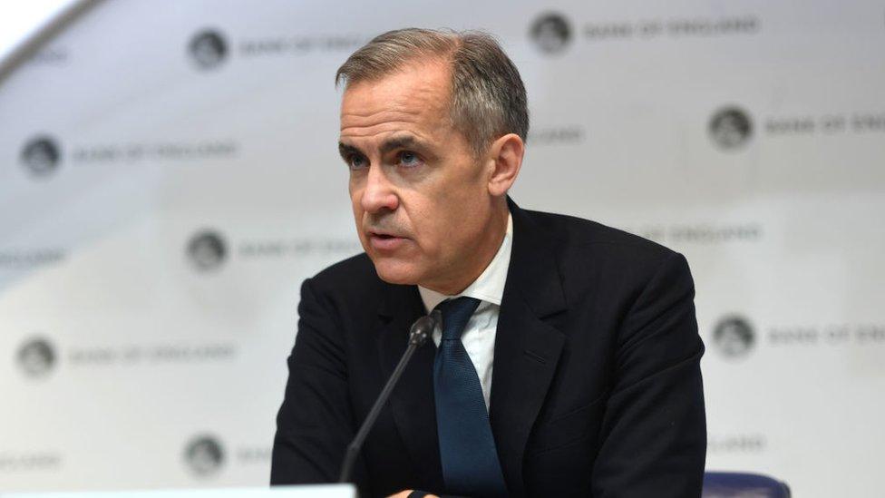 Bank of England governor Mark Carney