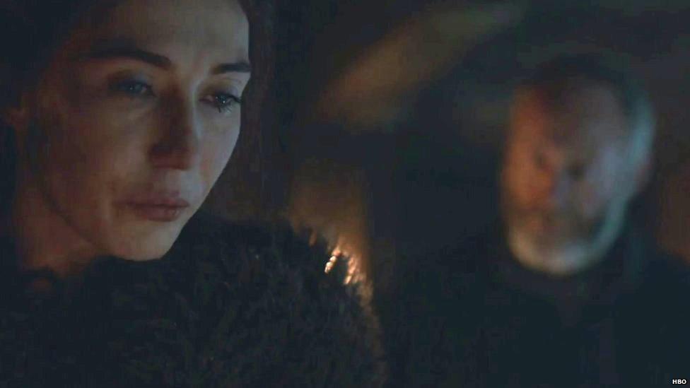 Melisandre confesses in the Game of Thrones series six trailer.