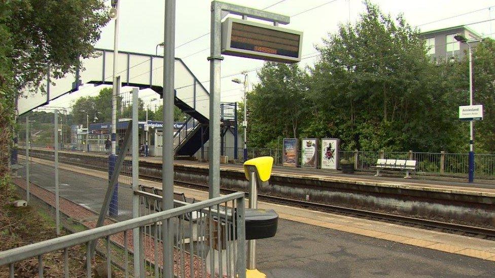 Anniesland train station