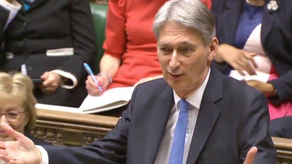 Hammond in the House of Commons