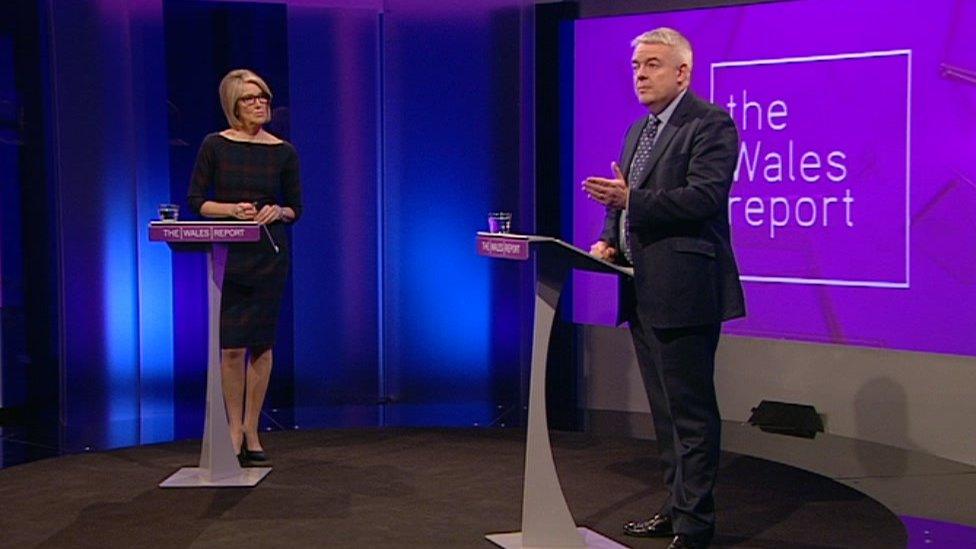 Carwyn Jones on The Wales Report