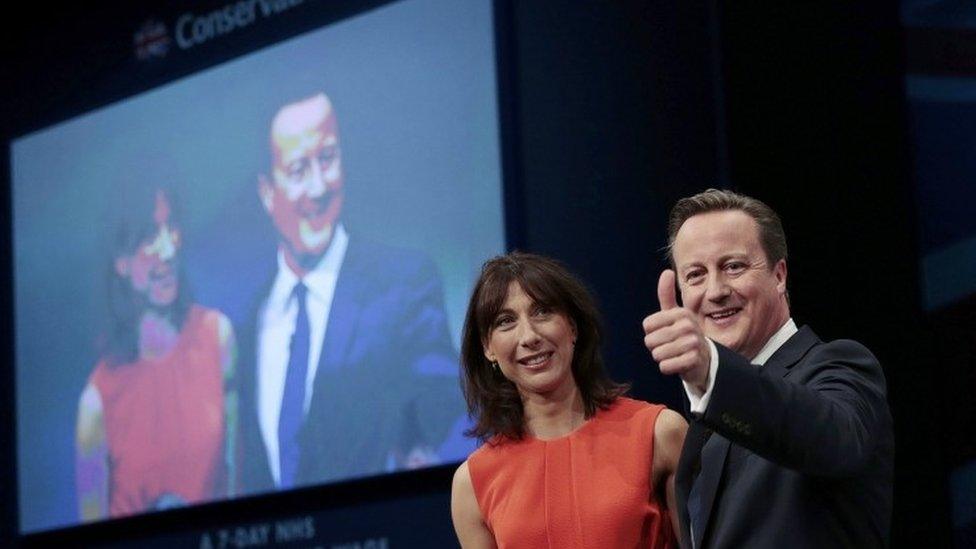 David and Samantha Cameron