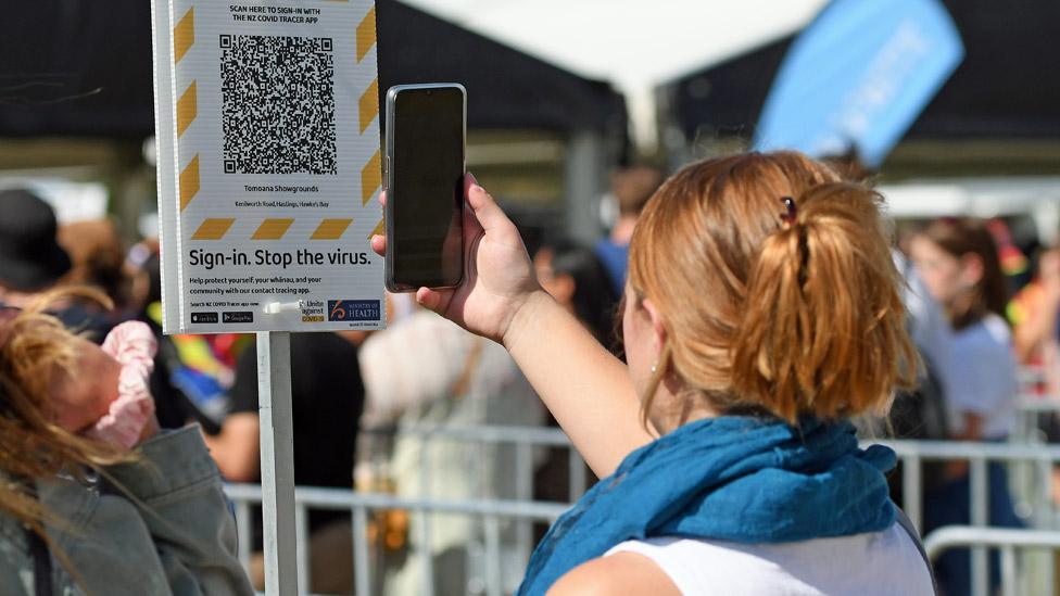 A fan at the Hawkes Bay A&P Showgrounds on January 23, 2021 in Hastings, New Zealand