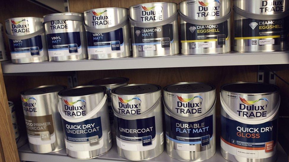 Dulux cans