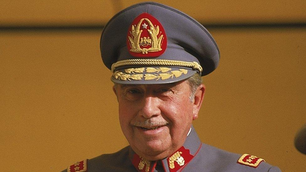 Gen Pinochet in Santiago, 1983