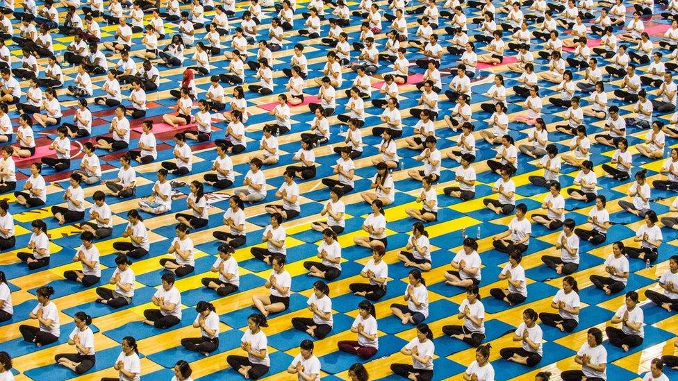 World Yoga Day in Zhenjiang, China