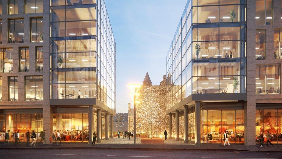 Marischal Square plan