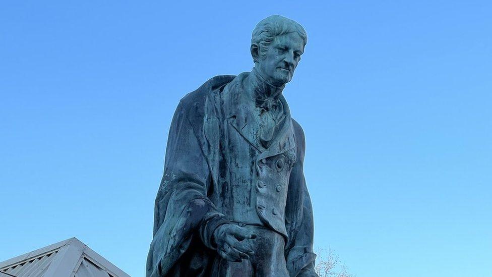 The Duke of Rutland statue in Leicester