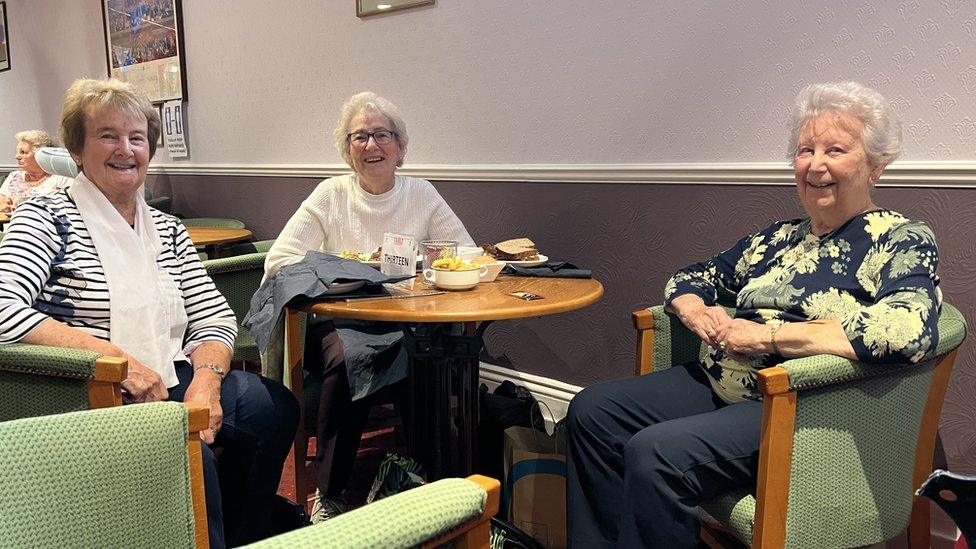 Members of Ipswich Central Conservative Club, from left to right, Pip Bath, Gillian Watson and Barbara Rushbrook