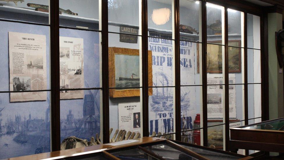 Revised port display, the Wisbech and Fenland Museum