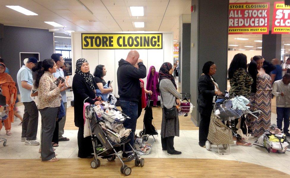 BHS Walthamstow closing