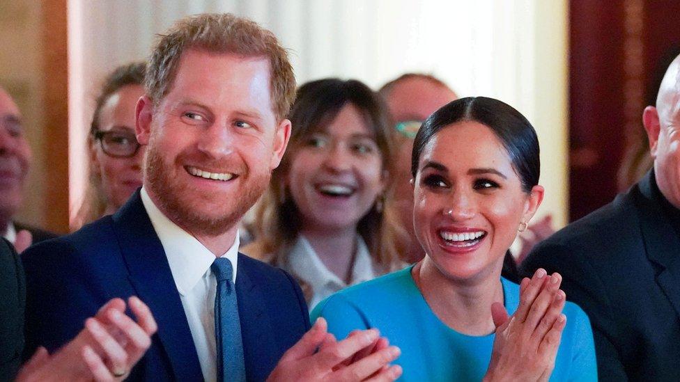 Prince Harry and Meghan.