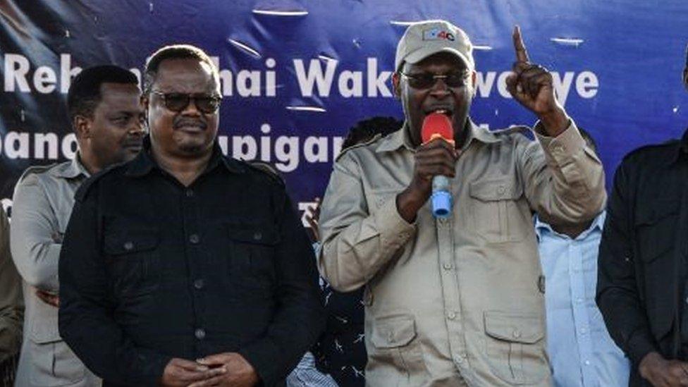 Tundu Lissu and Freeman Mbowe