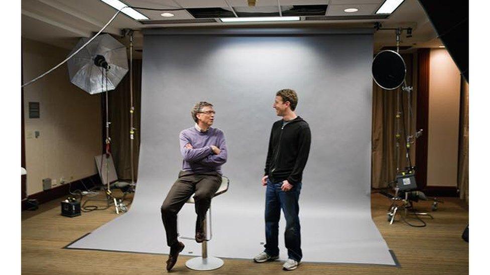 Bill Gates and Mark Zuckerberg