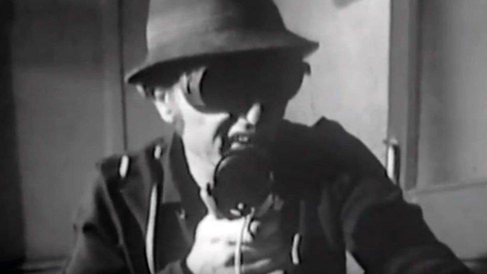 Eamon Melaugh operating Radio Free