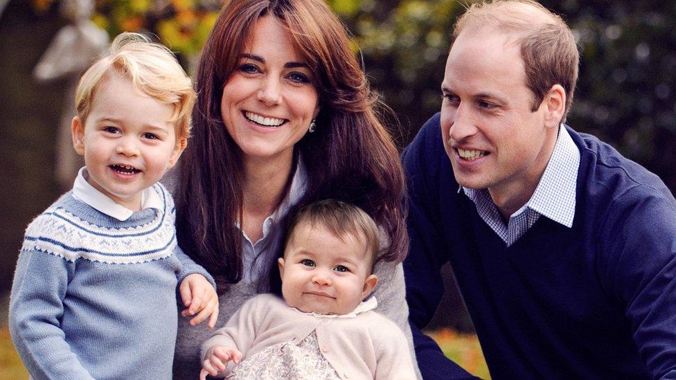 Duke and Duchess of Cambridge with Prince George and Princess Charlotte