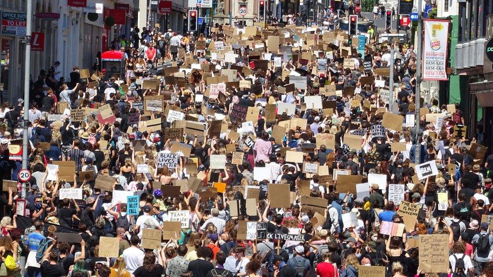 Brighton Black Lives Matter protest