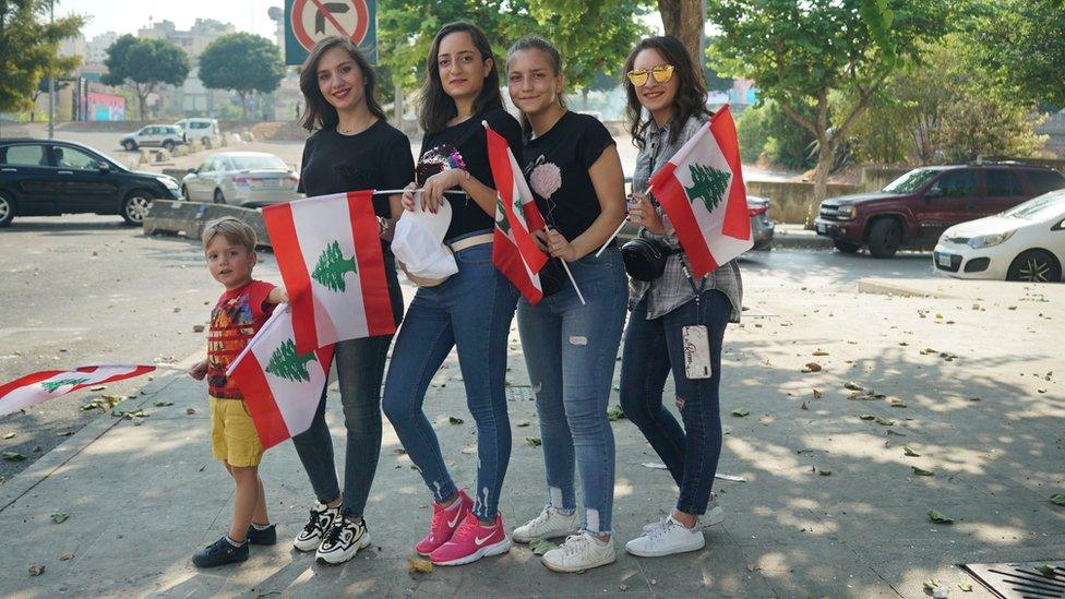 Lebanese demonstrators who spoke to the BBC about why they are protesting