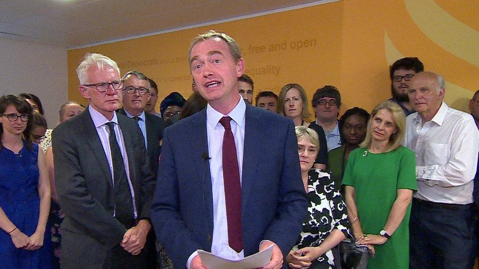 Tim Farron and Lib Dems